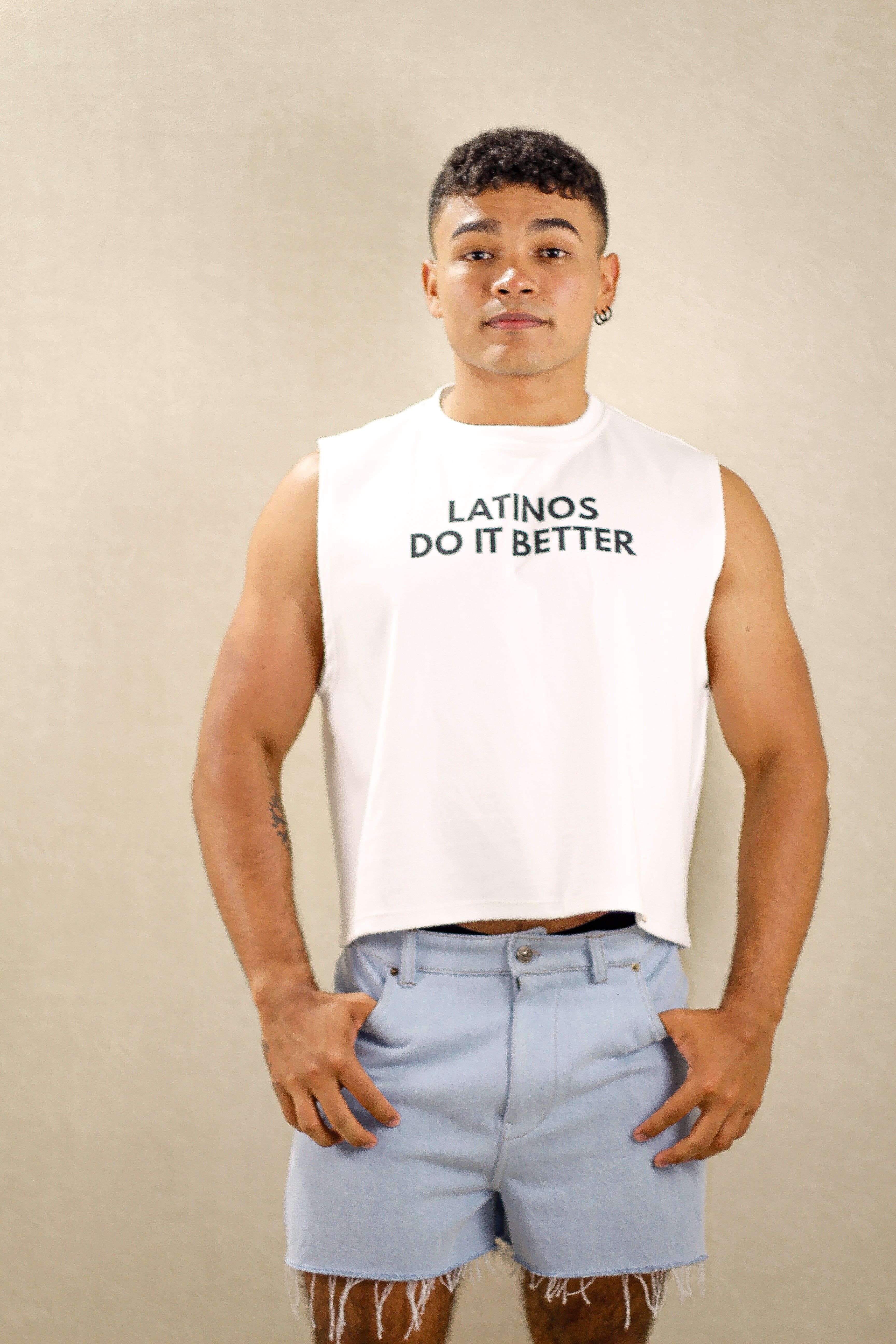 Cropped estampado