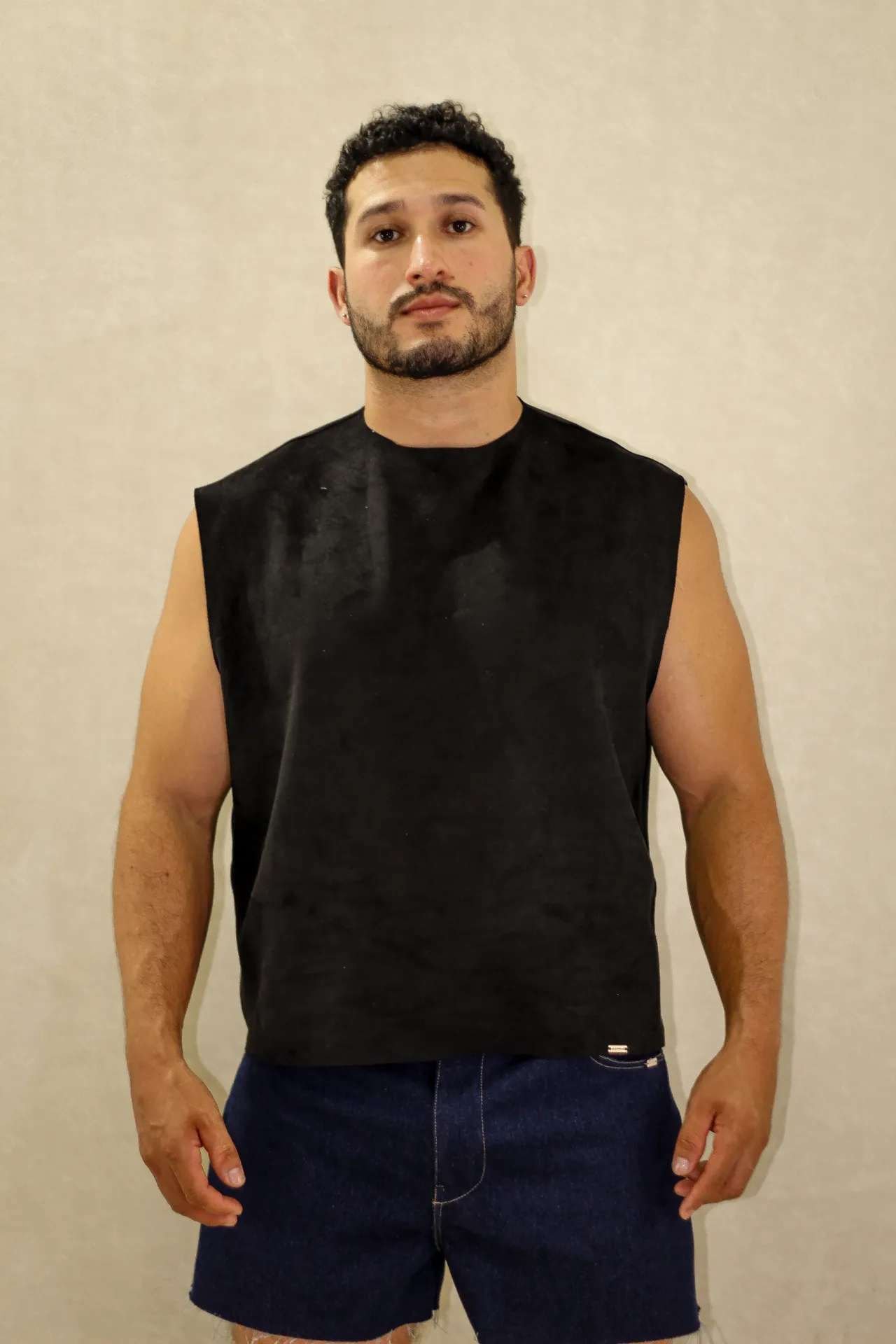 Cropped pana (S, Negro)