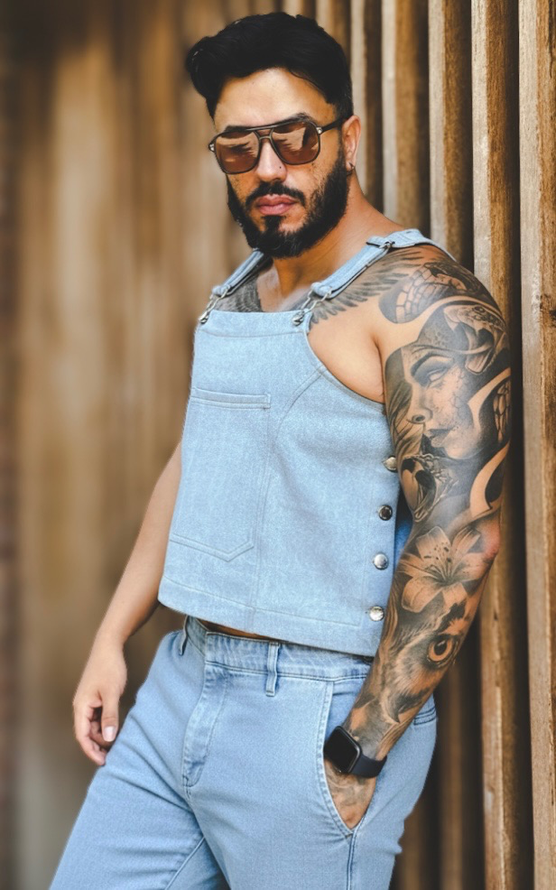 Crop cubal (S, Negro)